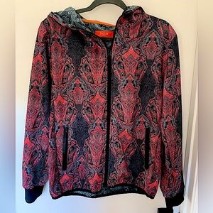 Tallia Sport Hooded Zip Up Jacket w/ Paisley Design Men’s Small